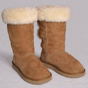 UGG Tan Shearling Boots